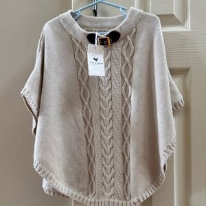 Hope and Henry Girls Knit Capelet Size M New with Tags